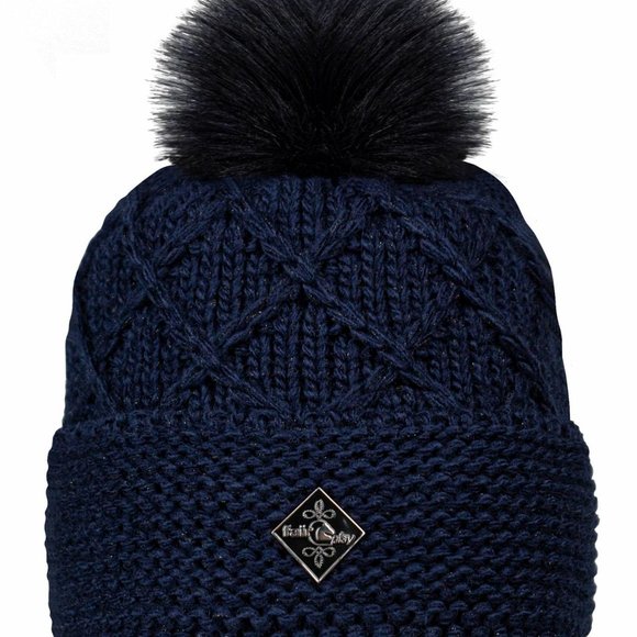 Fair Play Kadi Winter Hat /Tossel Cap- Black - One size fits all - Picture 2 of 2